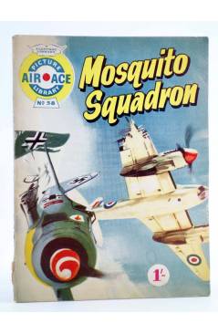 Cubierta de AIR ACE PICTURE LIBRARY 58. MOSQUITO SQUADRON (Sin Acreditar) Fleetway 1961