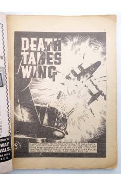 Muestra 1 de AIR ACE PICTURE LIBRARY 95. DEATH TAKES WING (Sin Acreditar) Fleetway 1962