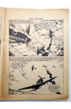 Muestra 2 de AIR ACE PICTURE LIBRARY 95. DEATH TAKES WING (Sin Acreditar) Fleetway 1962