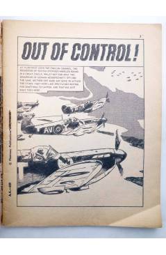 Muestra 1 de AIR ACE PICTURE LIBRARY 229. OUT OF CONTROL! (Sin Acreditar) Fleetway 1965
