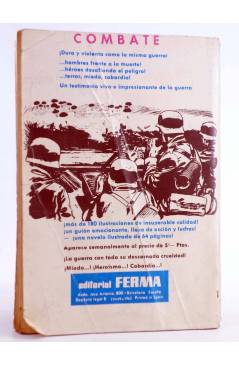Contracubierta de COMBATE EXTRA 1. LA SOMBRA DE LA MUERTE (Al Serman) Ferma 1962