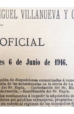 Muestra 1 de CONGRESO DE LOS DIPUTADOS EXTRACTO OFICIAL Nº 21. Sesión del Martes 6 de Junio de 1916. Madrid 1916