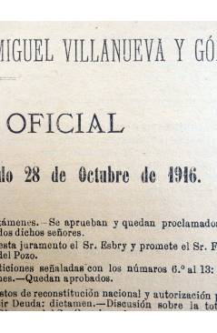 Muestra 1 de CONGRESO DE LOS DIPUTADOS EXTRACTO OFICIAL Nº 77. Sesión Sábado 28 Octubre de 1916. Madrid 1916
