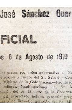 Muestra 1 de CONGRESO DE LOS DIPUTADOS EXTRACTO OFICIAL Nº 25. Sesión Miércoles 6 Agosto de 1919. Madrid 1919