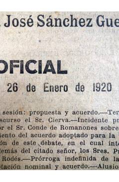 Muestra 1 de CONGRESO DE LOS DIPUTADOS EXTRACTO OFICIAL Nº 57. Sesión del Lunes 26 de Enero de 1920. Madrid 1920