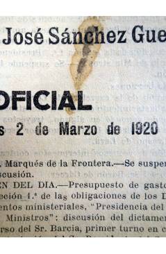 Muestra 1 de CONGRESO DE LOS DIPUTADOS EXTRACTO OFICIAL Nº 78. Sesión del Martes 2 de Marzo de 1920. Madrid 1920