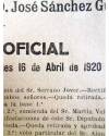 Muestra 1 de CONGRESO DE LOS DIPUTADOS EXTRACTO OFICIAL Nº 107. Sesión Viernes 16 Abril de 1920. Madrid 1920