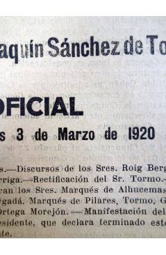 Muestra 1 de SENADO EXTRACTO OFICIAL Nº 79. Sesión del Miércoles 3 de Marzo de 1920. Madrid 1920