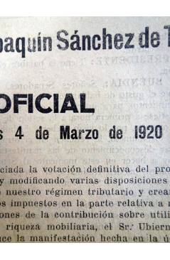 Muestra 1 de SENADO EXTRACTO OFICIAL Nº 80. Sesión del Jueves 4 de Marzo de 1920. Madrid 1920