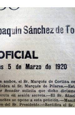 Muestra 1 de SENADO EXTRACTO OFICIAL Nº 81. Sesión del Viernes 5 de Marzo de 1920. Madrid 1920