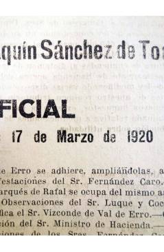 Muestra 1 de SENADO EXTRACTO OFICIAL Nº 87. Sesión del Miércoles 17 de Marzo de 1920. Madrid 1920