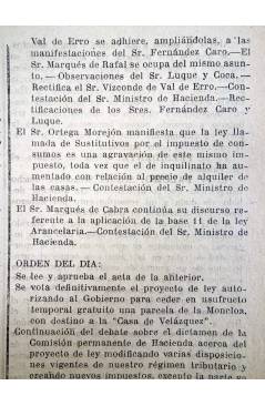 Muestra 3 de SENADO EXTRACTO OFICIAL Nº 87. Sesión del Miércoles 17 de Marzo de 1920. Madrid 1920