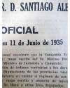 Muestra 1 de CONGRESO DE LOS DIPUTADOS EXTRACTO OFICIAL Nº 201. Sesión Martes 11 Junio de 1935. Madrid 1935