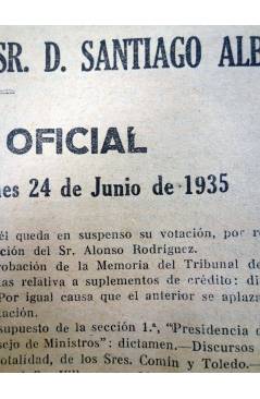 Muestra 1 de CONGRESO DE LOS DIPUTADOS EXTRACTO OFICIAL Nº 209. Sesión Lunes 24 Junio de 1935. Madrid 1935