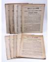 Cubierta de CONGRESO DE LOS DIPUTADOS. EXTRACTO OFICIAL LOTE DE 10. NÚMS 1 A 10. Del 25/06 A 10/07 1919. Madrid 1919