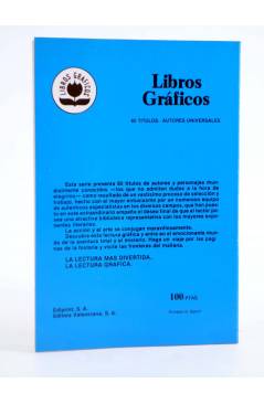 Contracubierta de COLECCIÓN LIBROS GRÁFICOS 1. DRÁCULA (Bram Stoker /Nestor Redondo) Ediprint 1982