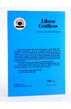 Contracubierta de LIBROS GRÁFICOS 7. LA PIMPINELA ESCARLATA (Baronesa De Orczy / Rudy Florese) Ediprint 1982