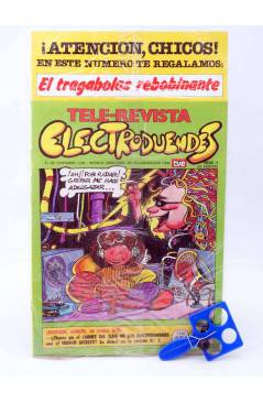 Cubierta de TELE-REVISTA ELECTRODUENDES 3. REVISTA + JUGUETE (Vvaa) Urbión 1985. LA BOLA DE CRISTAL