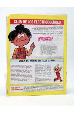 Contracubierta de TELE-REVISTA ELECTRODUENDES 7. REVISTA + SILBATO (Vvaa) Urbión 1985. LA BOLA DE CRISTAL