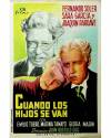 Cubierta de PROGRAMA DE MANO. CUANDO LOS HIJOS SE VAN. Fernando Soler. CP (Juan Bustillo Oro)