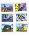 Cubierta de CROMOS ZOOLOGÍA GRÁFICA SERIE 13. NºS 1 A 6. Meivel Circa 1940. Serie Completa
