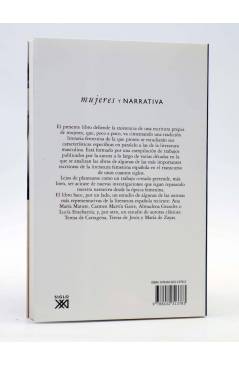 Contracubierta de MUJERES Y NARRATIVA: OTRA HISTORIA DE LA LITERATURA (A. Redondo Goicoechea) Siglo XXI 2009