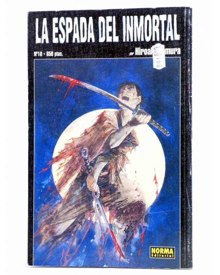 Cubierta de LA ESPADA DEL INMORTAL 10 (Horokai Samura) Norma 1997