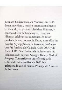 Muestra 1 de EL JUEGO FAVORITO (Leonard Cohen) Edhasa 2011