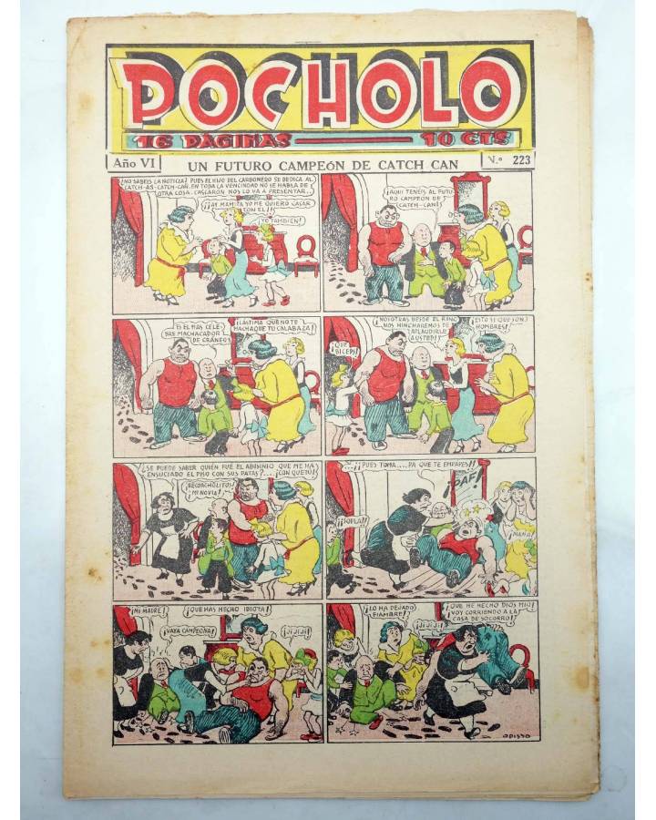 Cubierta de POCHOLO Año VI Nº 223. 5 febrero 1936 (Vvaa) Publicaciones Pocholo 1936. ORIGINAL