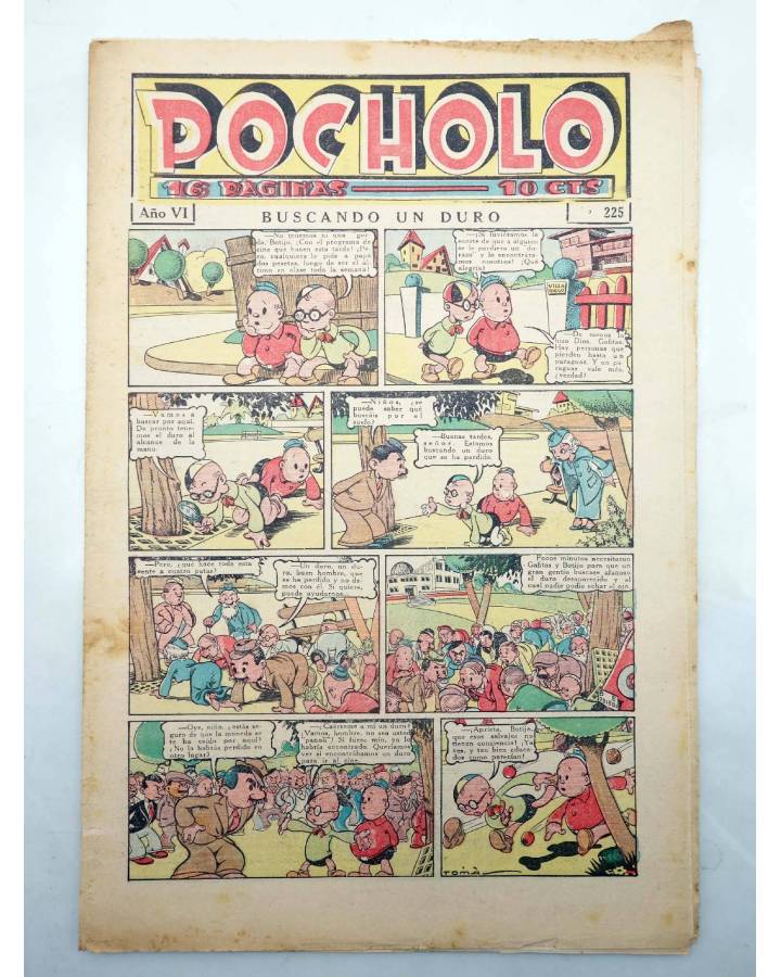 Cubierta de POCHOLO Año VI Nº 225. 19 febrero 1936 (Vvaa) Publicaciones Pocholo 1936. ORIGINAL