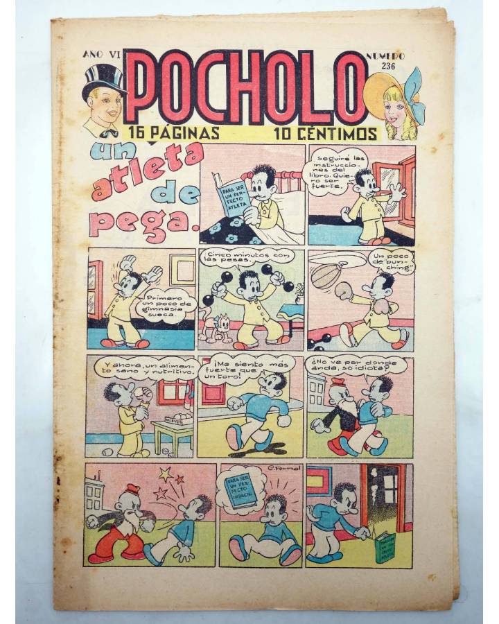 Cubierta de POCHOLO Año VI Nº 236. 7 mayo 1936 (Vvaa) Publicaciones Pocholo 1936. ORIGINAL