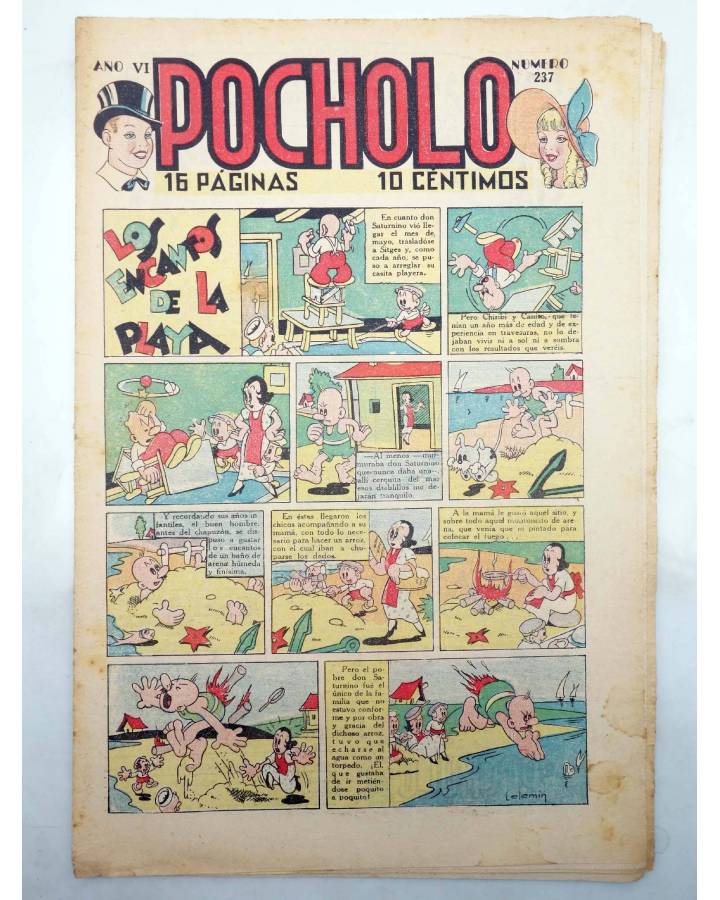 Cubierta de POCHOLO Año VI Nº 237. 14 mayo 1936 (Vvaa) Publicaciones Pocholo 1936. ORIGINAL