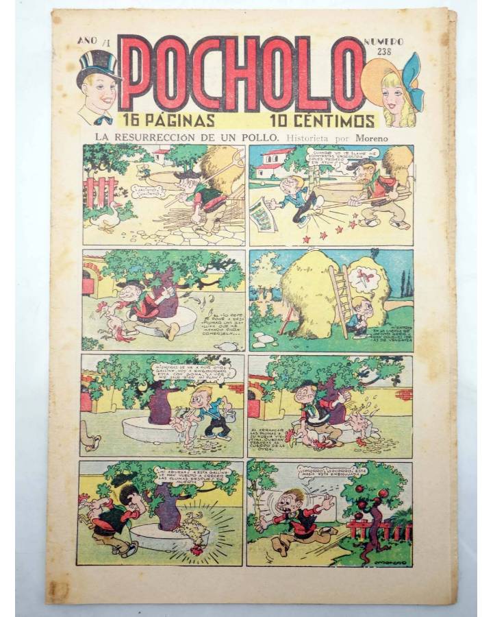 Cubierta de POCHOLO Año VI Nº 238. 21 mayo 1936 (Vvaa) Publicaciones Pocholo 1936. ORIGINAL