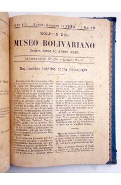 Muestra 4 de BOLETIN DEL MUSEO BOLIVARIANO Nº 13 A 17. ENCUADERNADOS EN UN TOMO (Vvaa) La Voce d'Italia 1929