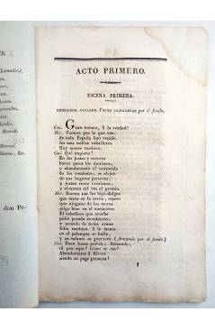 Muestra 2 de ELVIRA DE ALBORNOZ. DRAMA TRÁGICO CINCO ACTOS (José María Díaz) Repullés 1836