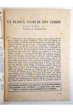 Muestra 1 de LA NOVELA BREVE 5. LA BLANCA MANO DE DON TÍMIDO (Tomás Borrás) Ramón Fau 1949