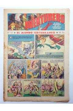 Cubierta de AVENTURERO. SEMANARIO DE LAS PORTENTOSAS AVENTURAS Nº 52 (Vvaa) Hispano Americana 1936. ORIGINAL
