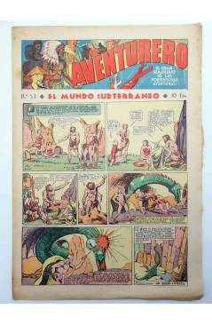 Cubierta de AVENTURERO. SEMANARIO DE LAS PORTENTOSAS AVENTURAS Nº 53 (Vvaa) Hispano Americana 1936. ORIGINAL