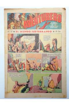 Cubierta de AVENTURERO. SEMANARIO DE LAS PORTENTOSAS AVENTURAS Nº 57 (Vvaa) Hispano Americana 1936. ORIGINAL