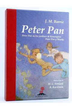 Cubierta de LOS LIBROS DEL TESORO. PETER PAN (J.M. Barrie / Atwell / Rackham) Edhasa 2001