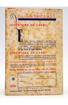 Contracubierta de COLECCIÓN BANDA AZUL 4. ¡LO QUE TÚ QUIERAS! (José Estrada) Valenciana Circa 1930