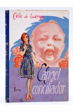 Cubierta de COLECCIÓN BANDA AZUL 18. EL ÁNGEL CONCILIADOR (Celia De Luengo) Valenciana Circa 1930
