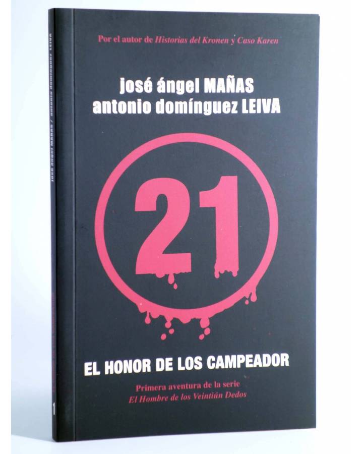 Cubierta de EL HOMBRE DE LOS VEINTIÚN DEDOS 1. EL HONOR DE LOS CAMPEADOR (Mañas / Leiva) Dolmen 2007