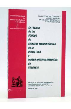Cubierta de CATÁLOGO DE LOS FONDOS DE CIENCIAS MORFOLÓGICAS DE LA BIBLIOTECA Y MUSEOS HISTORIOMÉDICOS DE VALENCIA (Vvaa)