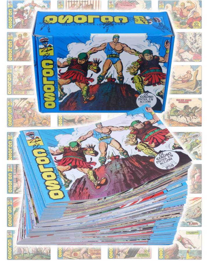 Cubierta de COLOSO / PRÍNCIPE DE RODAS 1 A 83. COMPLETA. MAGA (Quesada / Gago) Comic MAM Circa 1980. FACSIMIL