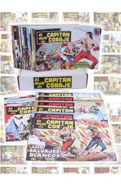 Cubierta de EL HIJO DEL CAPITÁN CORAJE 1 A 52. COMPLETA. TORAY 1959 (Sesén / Giralt) Comic MAM Circa 1980. FACSIMIL