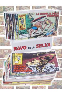 Cubierta de RAYO DE LA SELVA 1 A 83. COMPLETA. MAGA 1960 (Guerrerro / Segrelles) Comic MAM Circa 1980. FACSIMIL