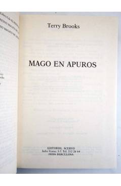 Muestra 1 de EL REINO MÁGICO DE LANDOVER LIBRO III. MAGO EN APUROS (Terry Brooks) Acervo 1990. SIN SOBRECUBIERTA