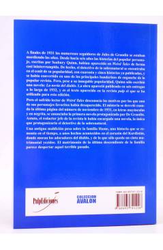 Contracubierta de AVALON 4. LA NOVIA DEL DIABLO (Seabury Quinn) Pulp Ediciones 2002