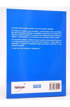 Contracubierta de AVALON 7. EL CONTINENTE DESAPARECIDO (C.J. Cutcliffe Hyne) Pulp Ediciones 2004